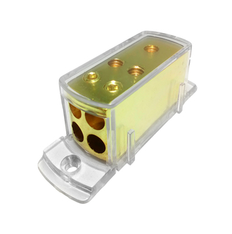 BLOQUE DISTRIBUIDOR DORADO